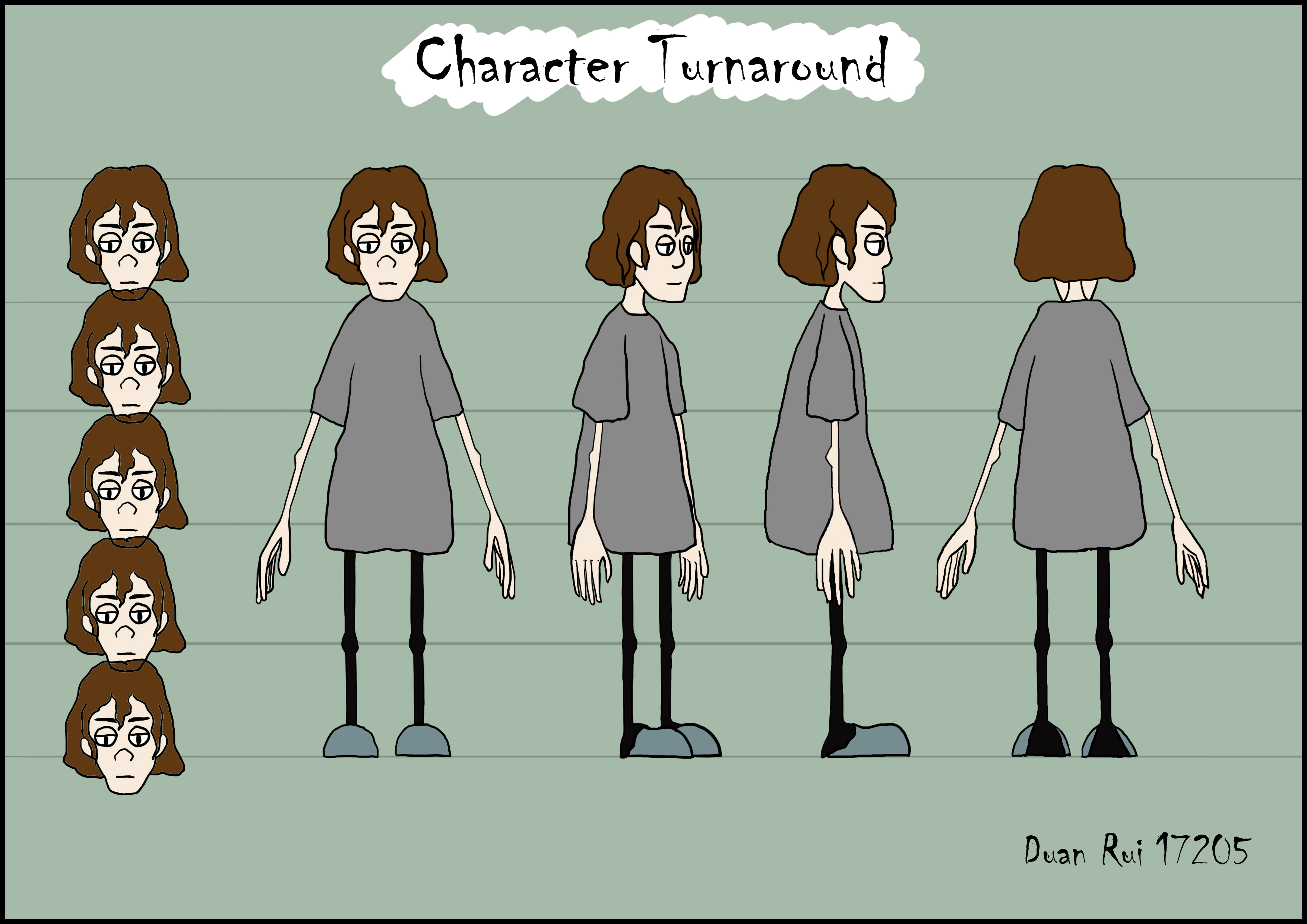 Character turnaround study